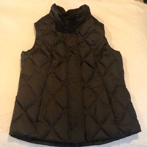 Eddie Bauer Brown Goose Down Vest